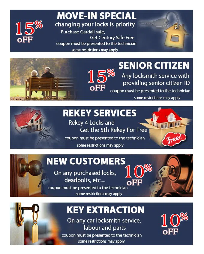 Locksmith Master Shop Whittier, CA 310-975-3538 - coupon21-set-five